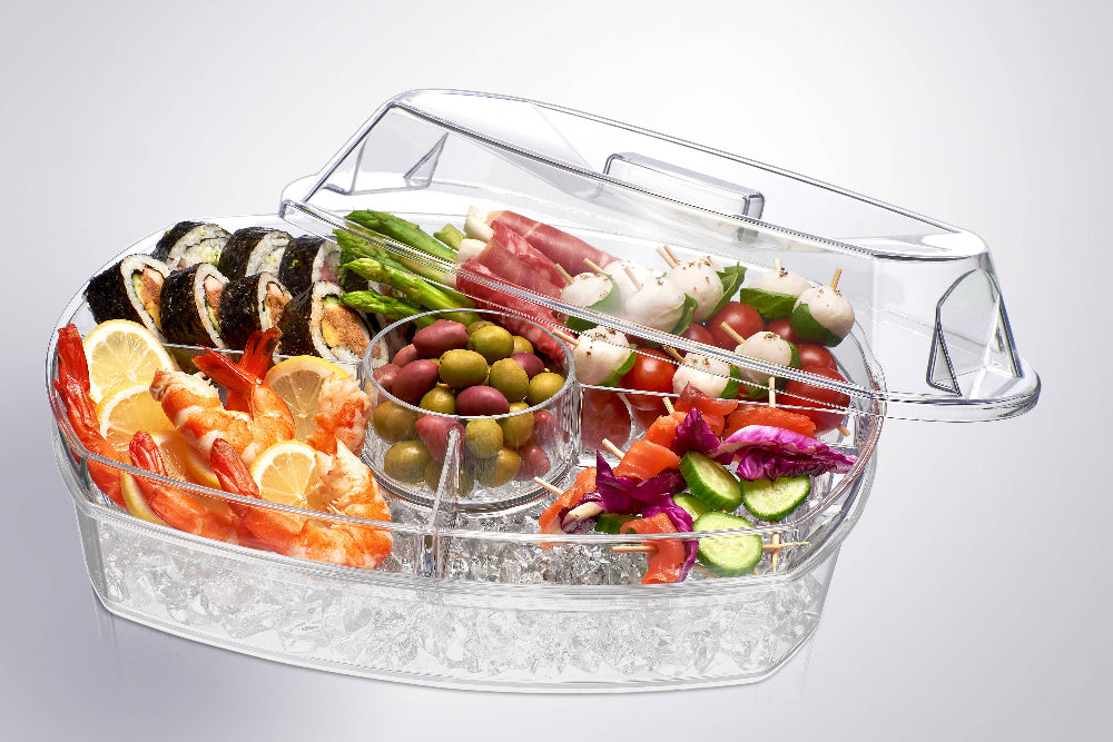 Prodyne Party Platter On Ice with Retail Sleeve