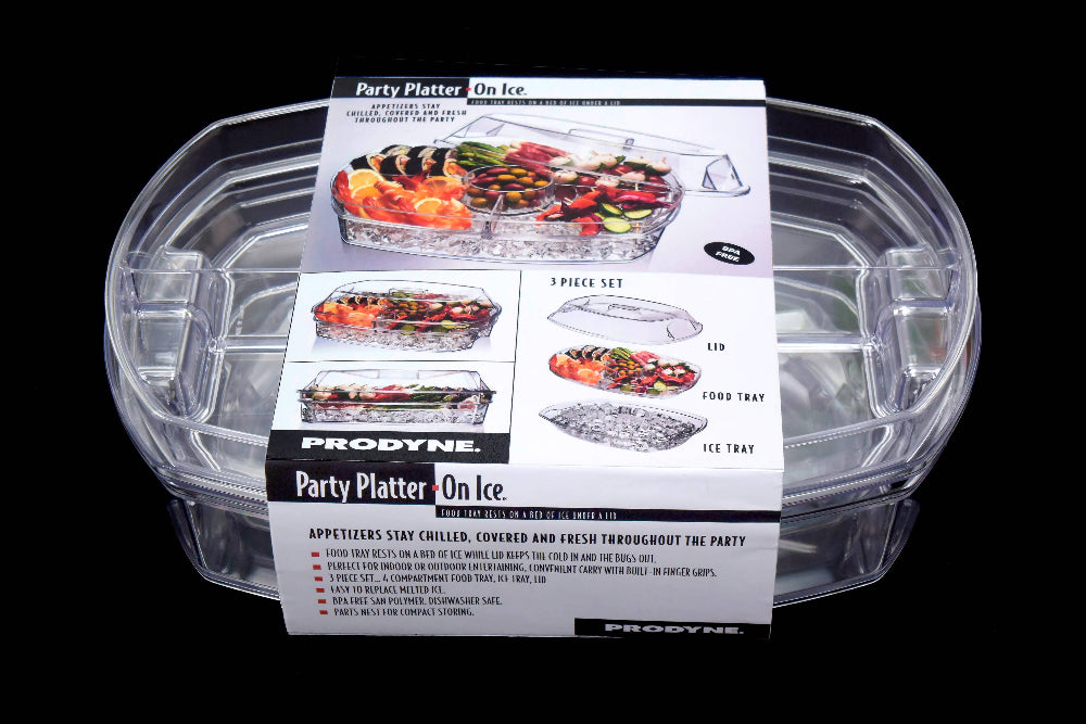 Prodyne Party Platter On Ice with Retail Sleeve