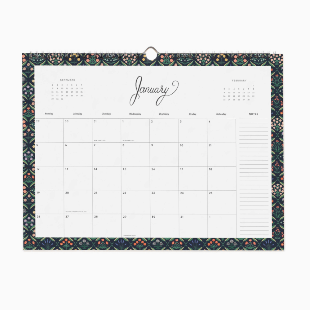 Rifle Paper Co Calendar and Planners 2025 Estee Appointment Calendar