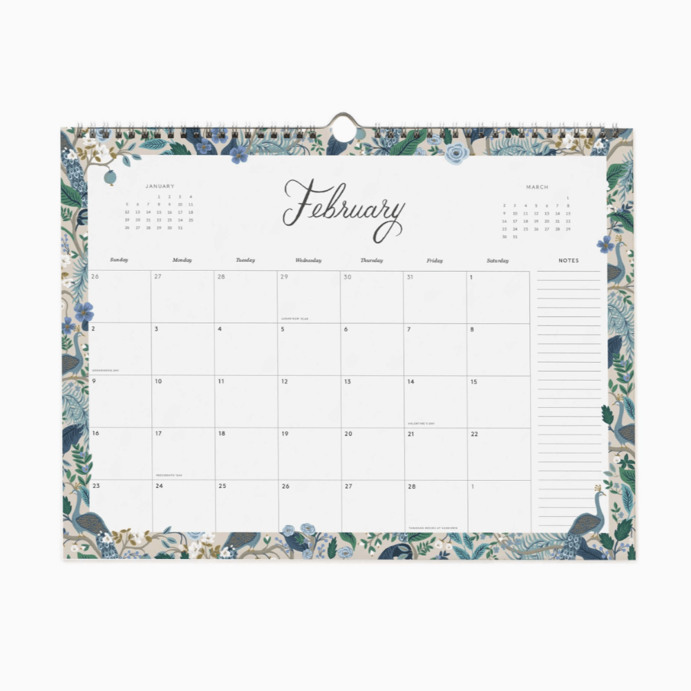 Rifle Paper Co Calendar and Planners 2025 Estee Appointment Calendar