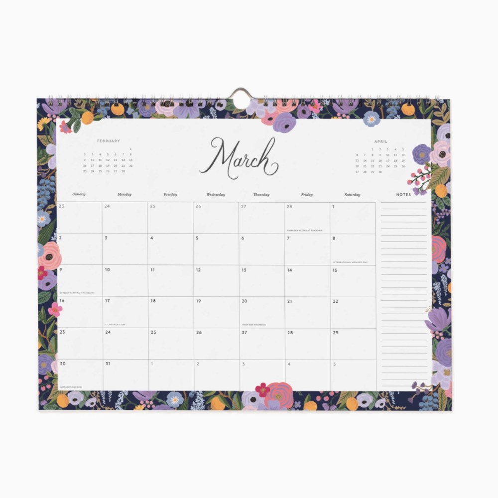 Rifle Paper Co Calendar and Planners 2025 Estee Appointment Calendar