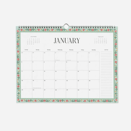 Rifle Paper Co Calendar and Planners 2026 Wildwood Appointment Calendar
