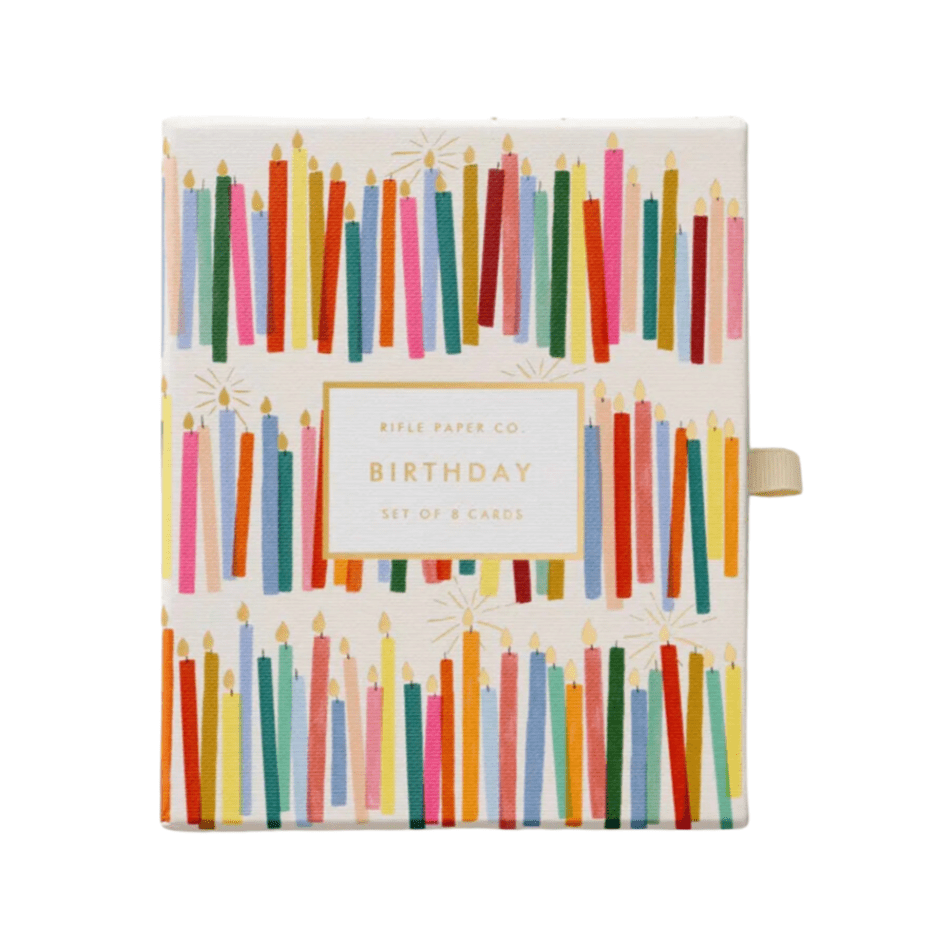 Rifle Paper Co Birthday Candles Keepsake Card Box