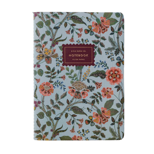 Rifle Paper Co. Blue Floral Gracie Notebooks (Select print)