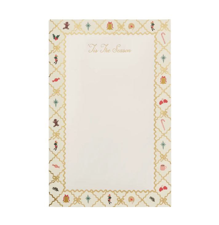 Rifle Paper Co. Christmas Christmas Argyle Notepad
