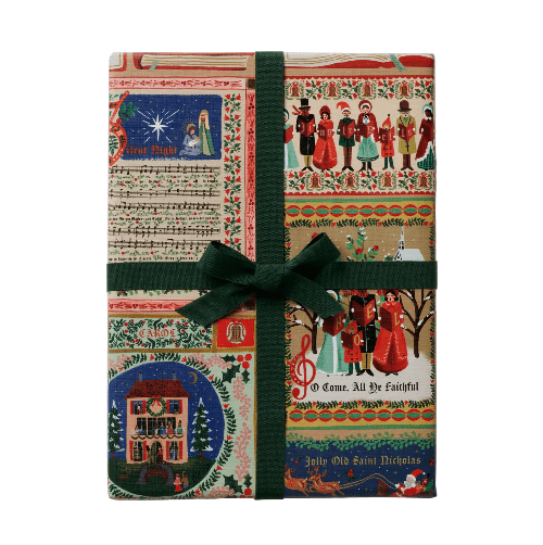 Rifle Paper Co Christmas Christmas Carolers Continuous Wrapping Roll