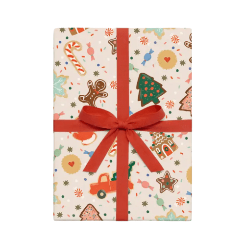 Rifle Paper Co. Christmas Christmas Cookies Wrapping Sheets - roll of 3