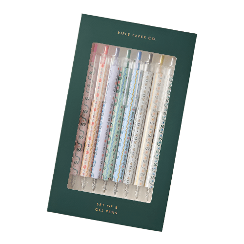 Rifle Paper Co. Delphine Gel Pen Set