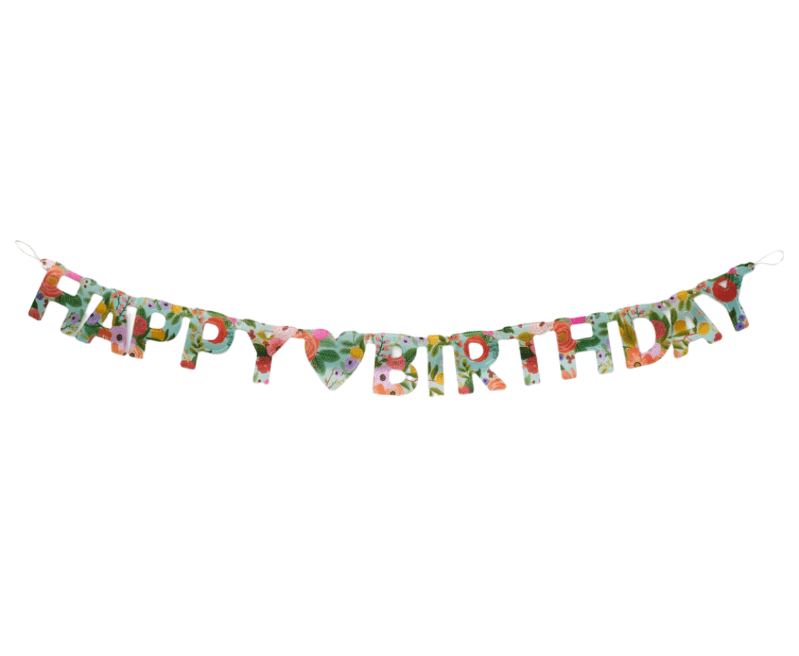 Rifle Paper Co. Garden Party Birthday Banner