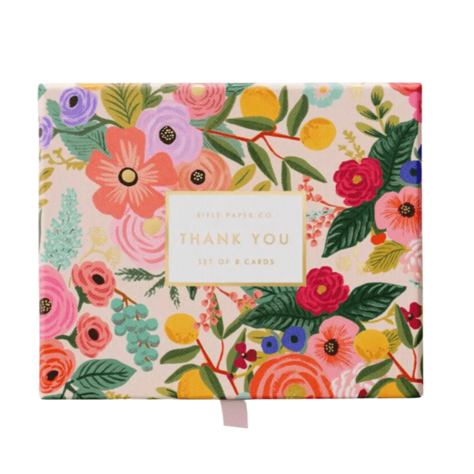 Rifle Paper Co Garden Party Thank You Keepsake Card Box