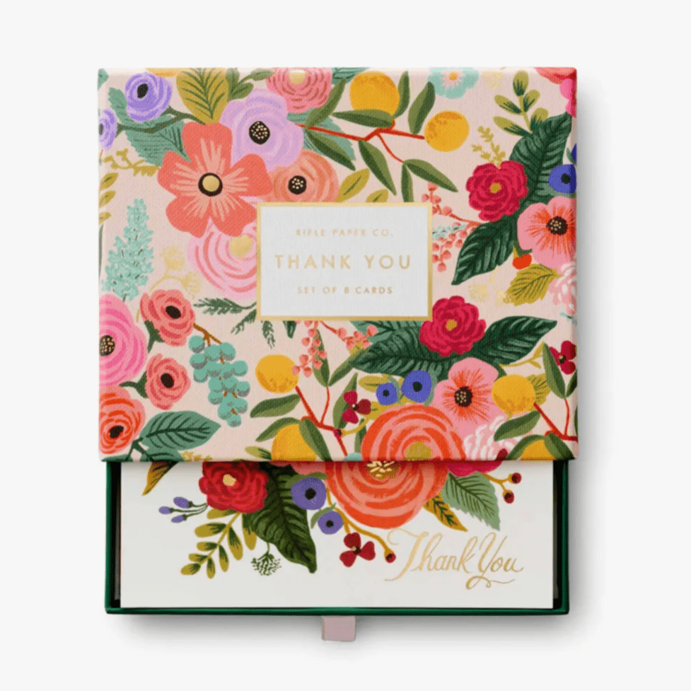 Rifle Paper Co Garden Party Thank You Keepsake Card Box