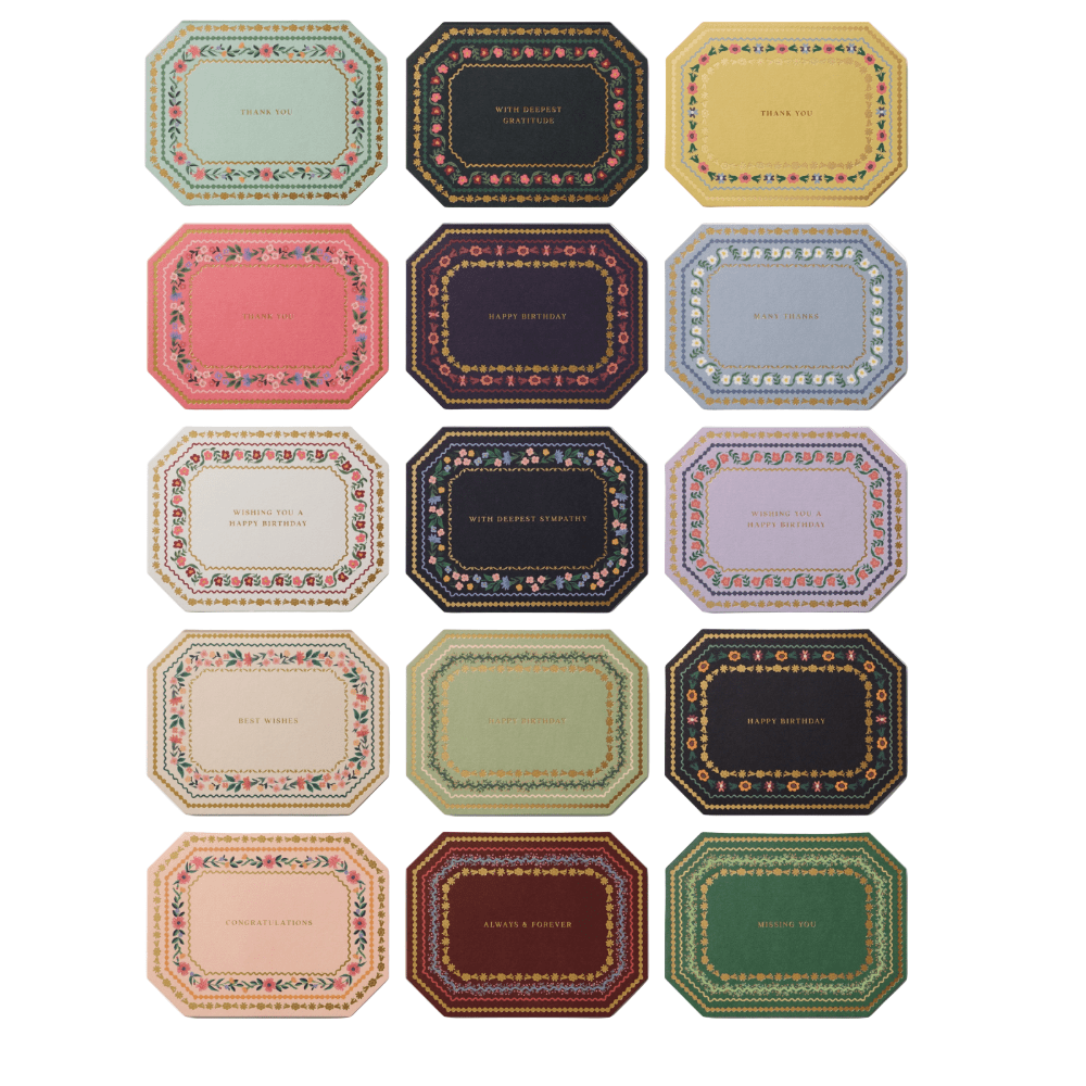 Rifle Paper Co Gemma Essentials Card Box