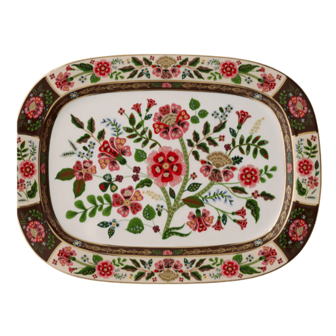 Rifle Paper Co Home Gracie Large Porcelain Serving Platter