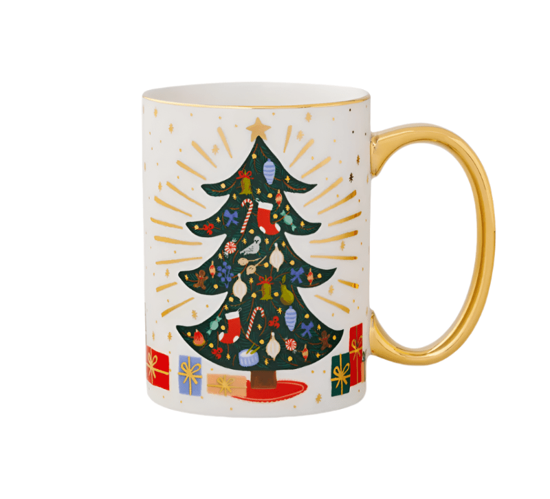 Rifle Paper Co. Christmas Holiday Tree Mug