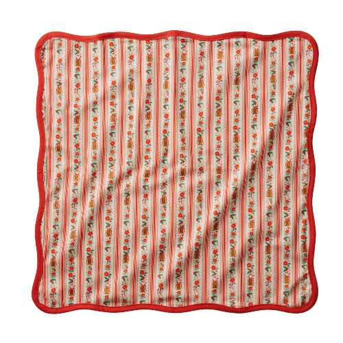 Rifle Paper Co. Christmas Holly Jolly Cotton Napkins (Set of 4)