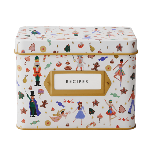 Rifle Paper Co. Christmas Nutcracker Christmas Recipe Box