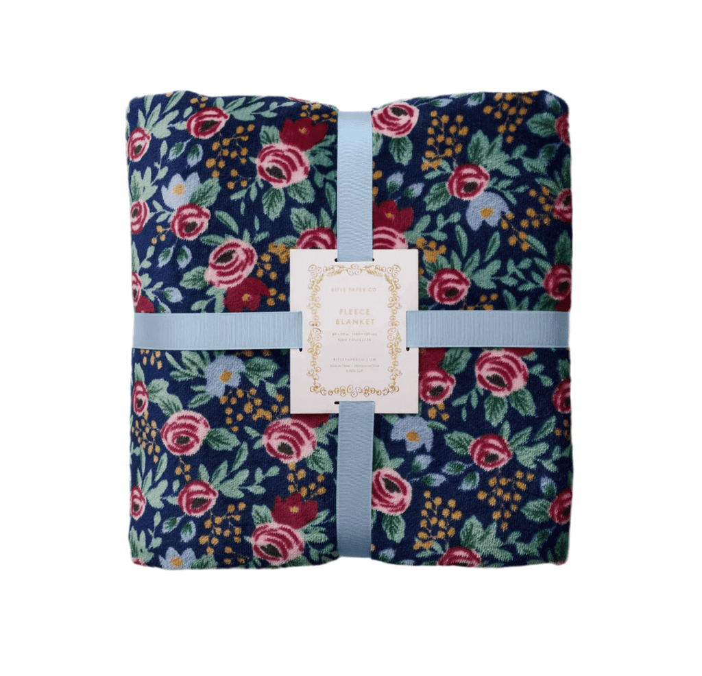 Rifle Paper Co. Accessories Rosa Fleece Blanket