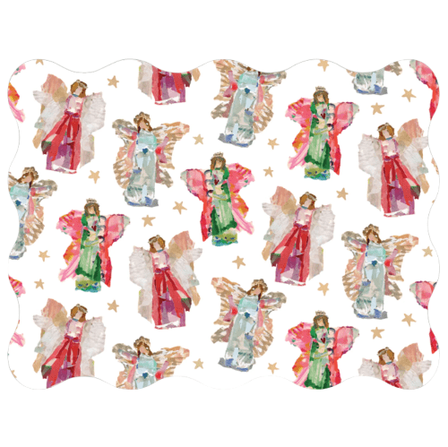 Rosanne Beck Christmas Angel Patterned Posh Placemat