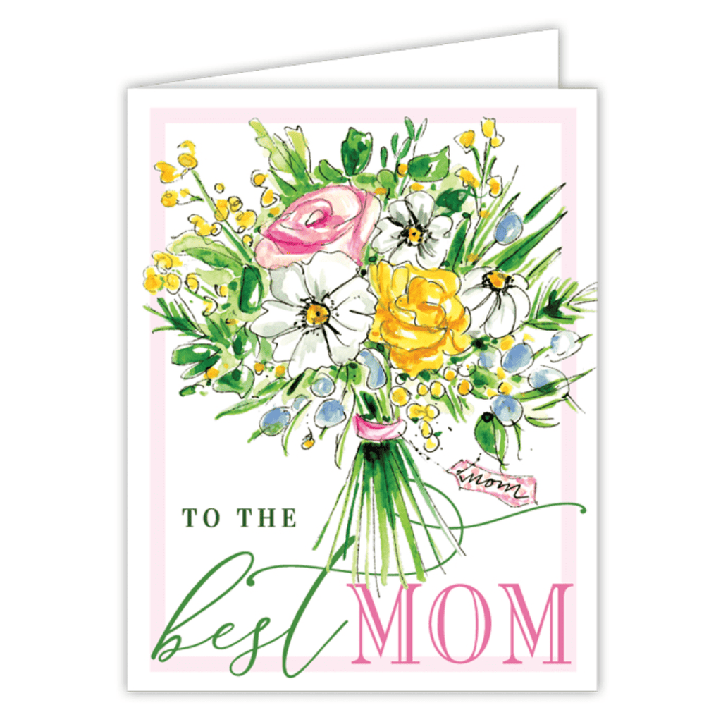 Rosanne Beck Greeting Cards Best Mom Bouquet Card