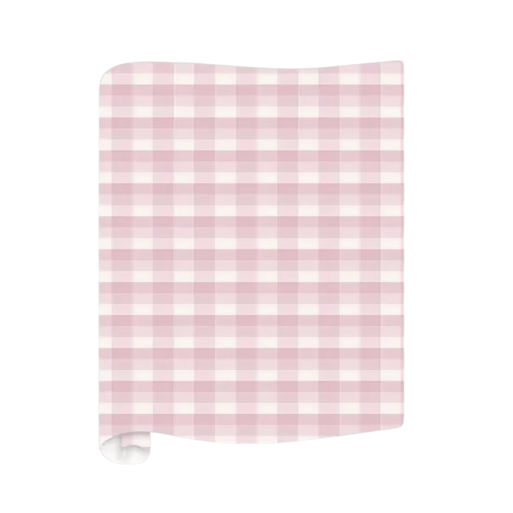 Rosanne Beck Party Blush Plaid Table Runner