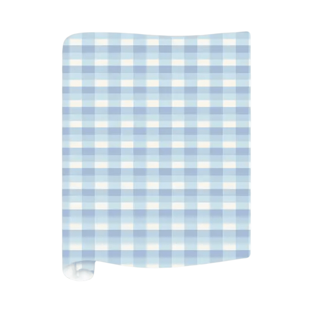 Rosanne Beck Party French Blue Plaid Runner