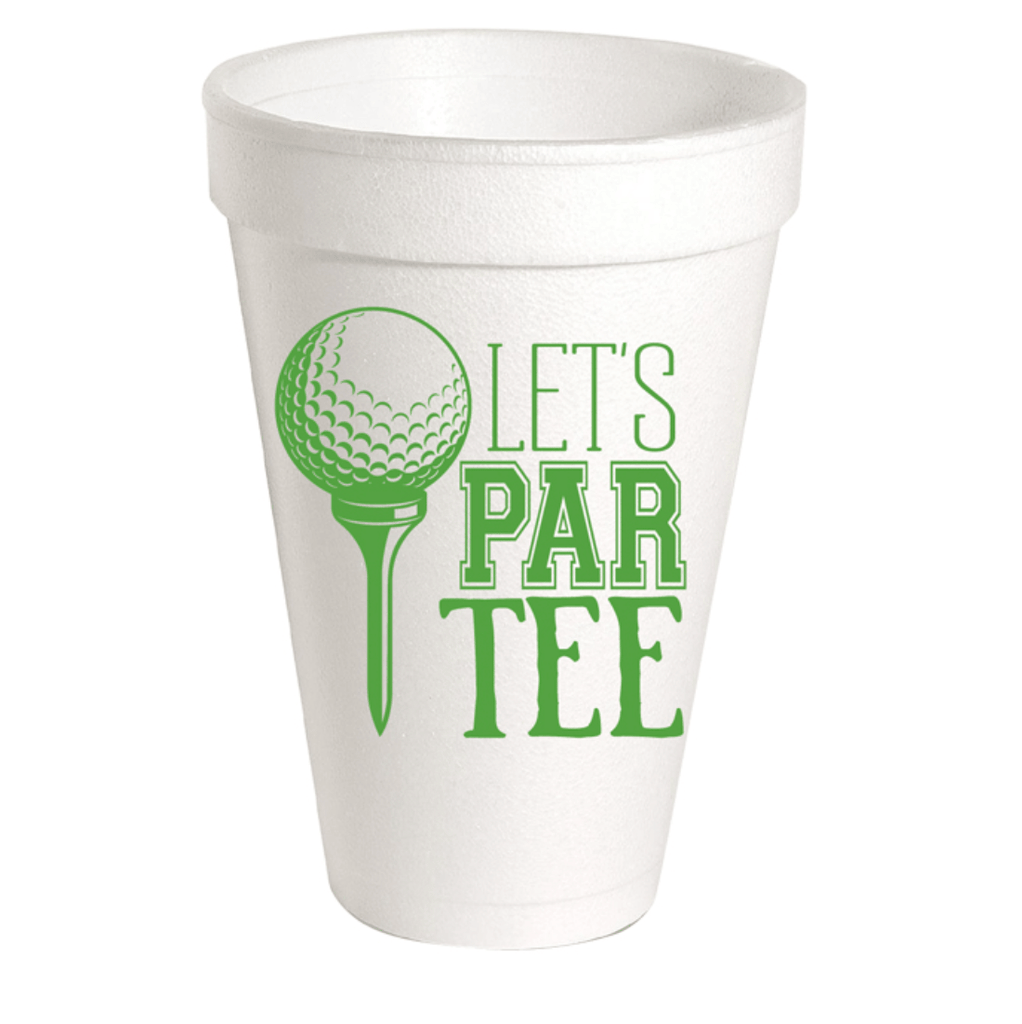 Rosanne Beck Party Golf Par Tee Foam Cups