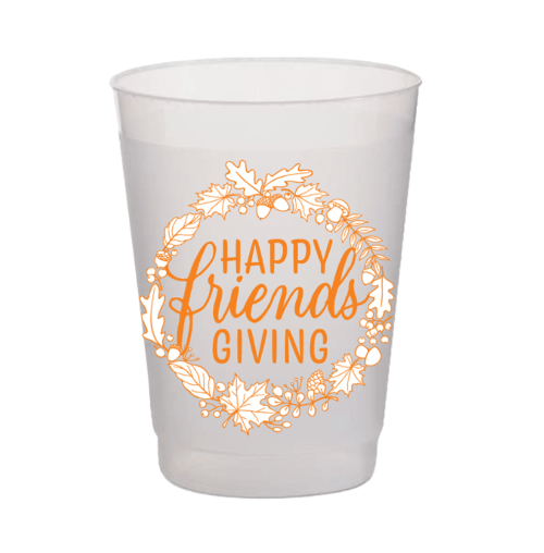 Rosanne Beck Thanksgiving Happy Friends Giving Frost Cup