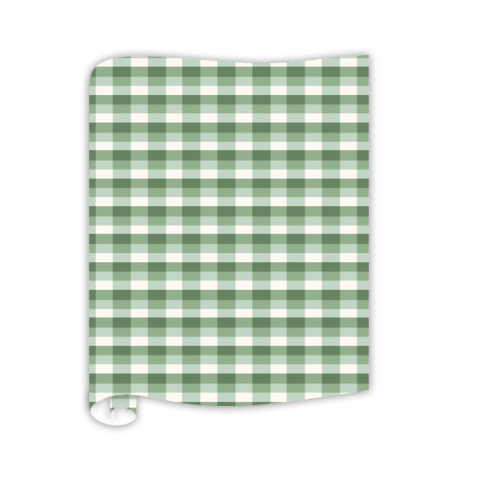 Rosanne Beck Christmas Holiday Green Noelle Plaid Table Runner