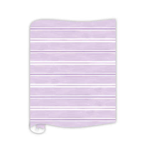 Rosanne Beck Party Lavender Watercolor Stripes Runner