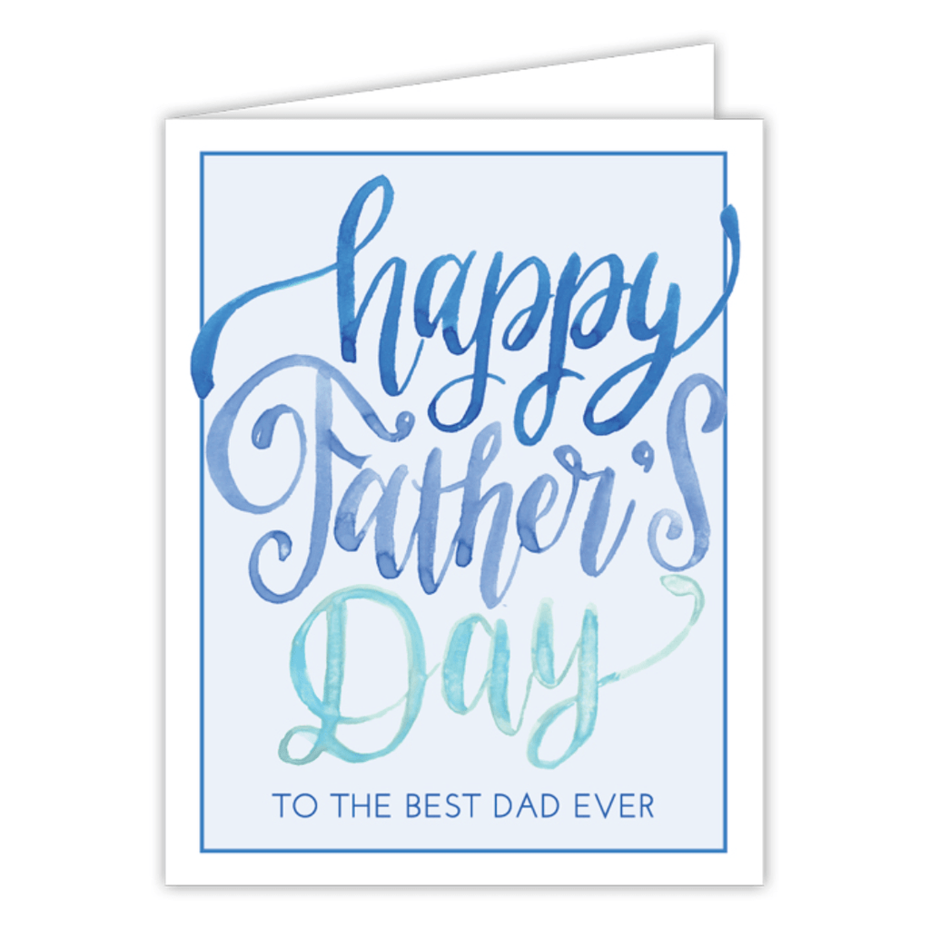 Rosanne Beck Painted Happy Father's Day Card