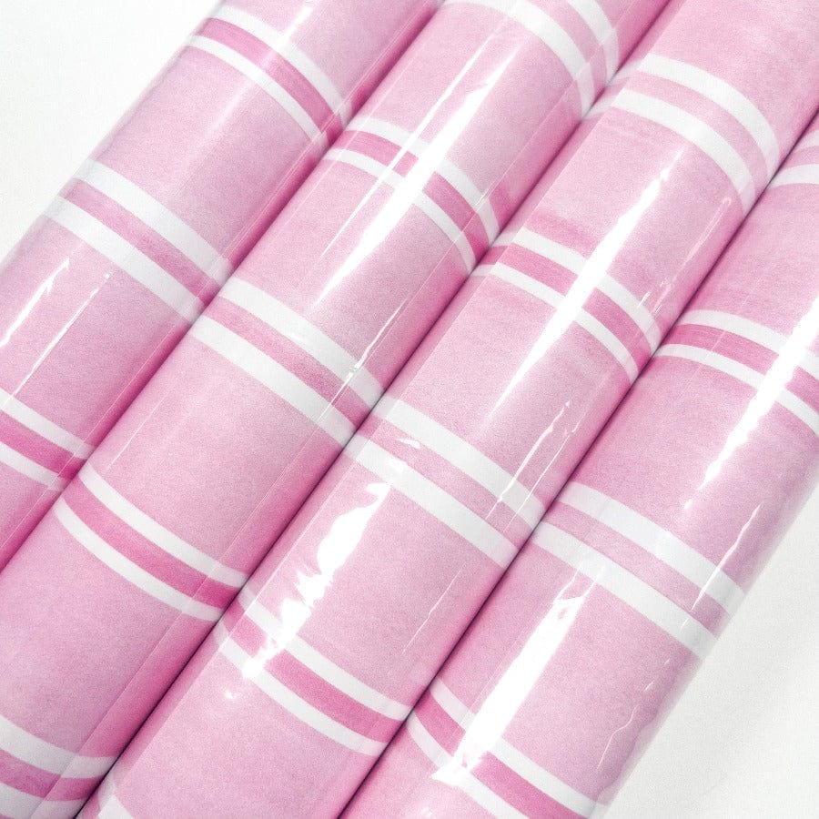 Rosanne Beck Party Pink Watercolor Stripes Runner