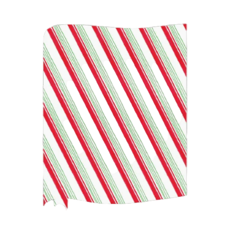 Rosanne Beck Red and Green Striped Table Runner