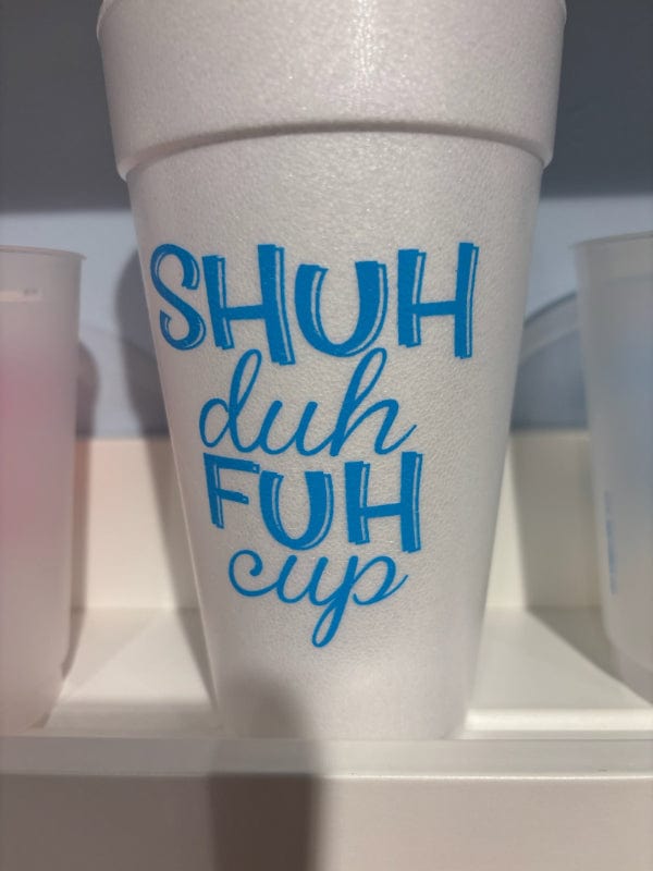 Rosanne Beck Party Shuh Duh Foam Cups