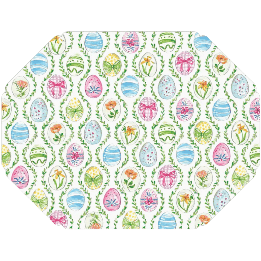 RosanneBeck Collections Easter Easter Eggs and Vines Placemat