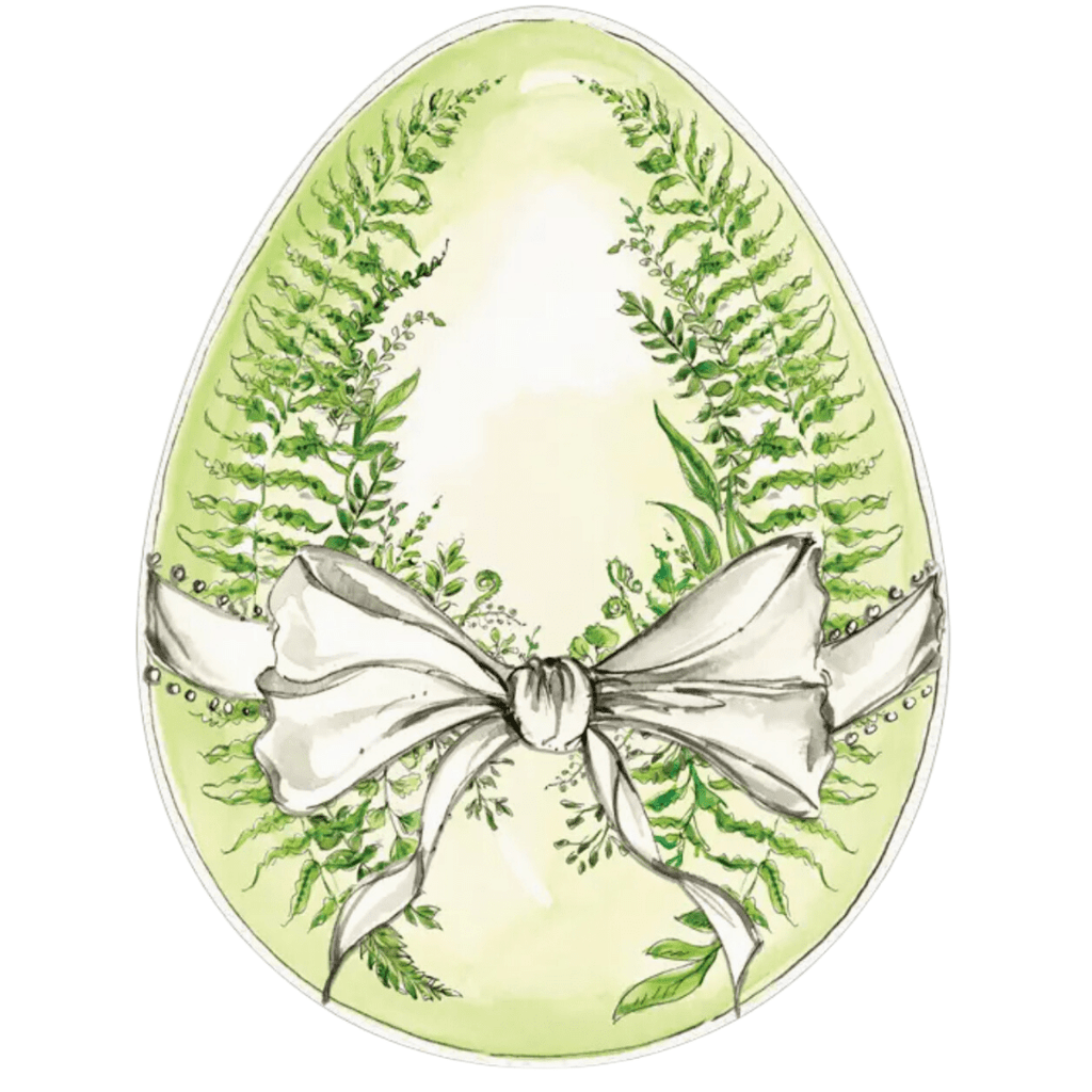 RosanneBeck Collections Easter Fern Bouquet w Bow Placemat