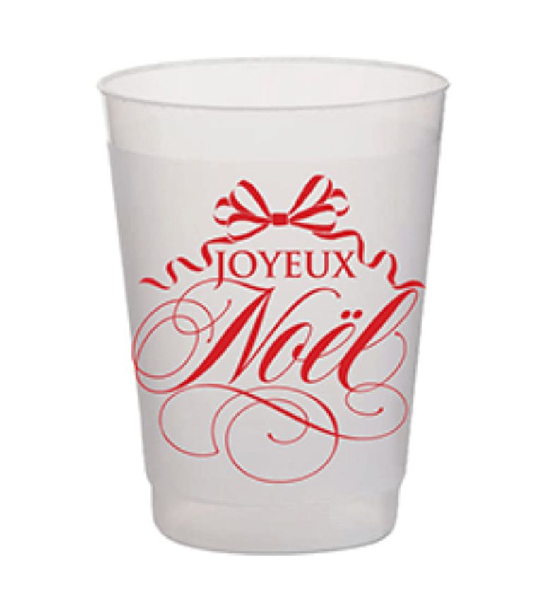 RosanneBeck Collections Frost Flex Cups - Joyeux Noel