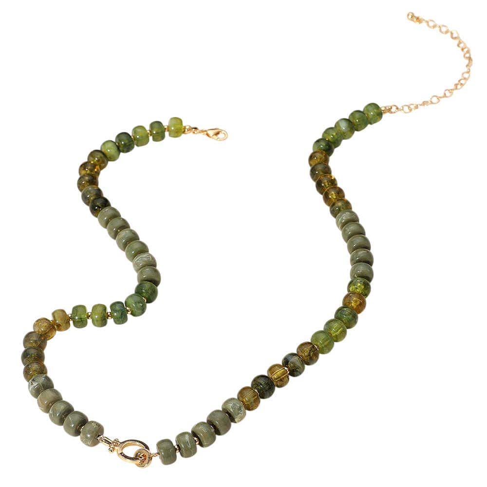 Sensibling Corp. Beaded Clasp Accent Necklace (choose color)