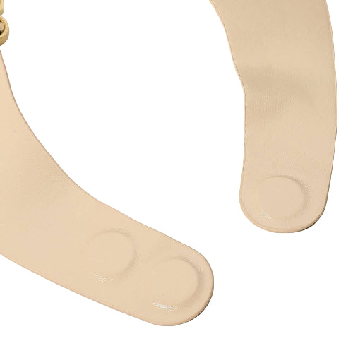 Sensibling Corp. Chunky Acrylic Bead Layered Faux Leather Magnetic Necklace