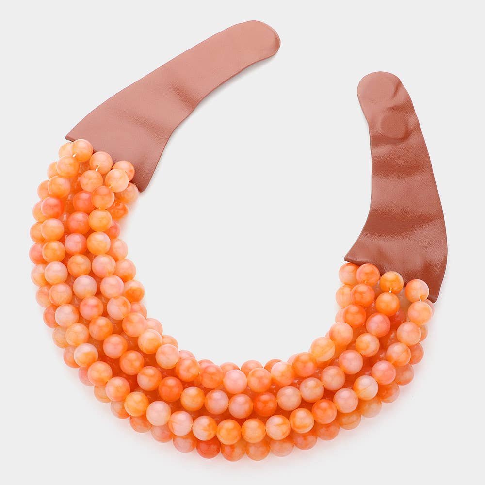 Sensibling Corp. Chunky Acrylic Bead Necklace