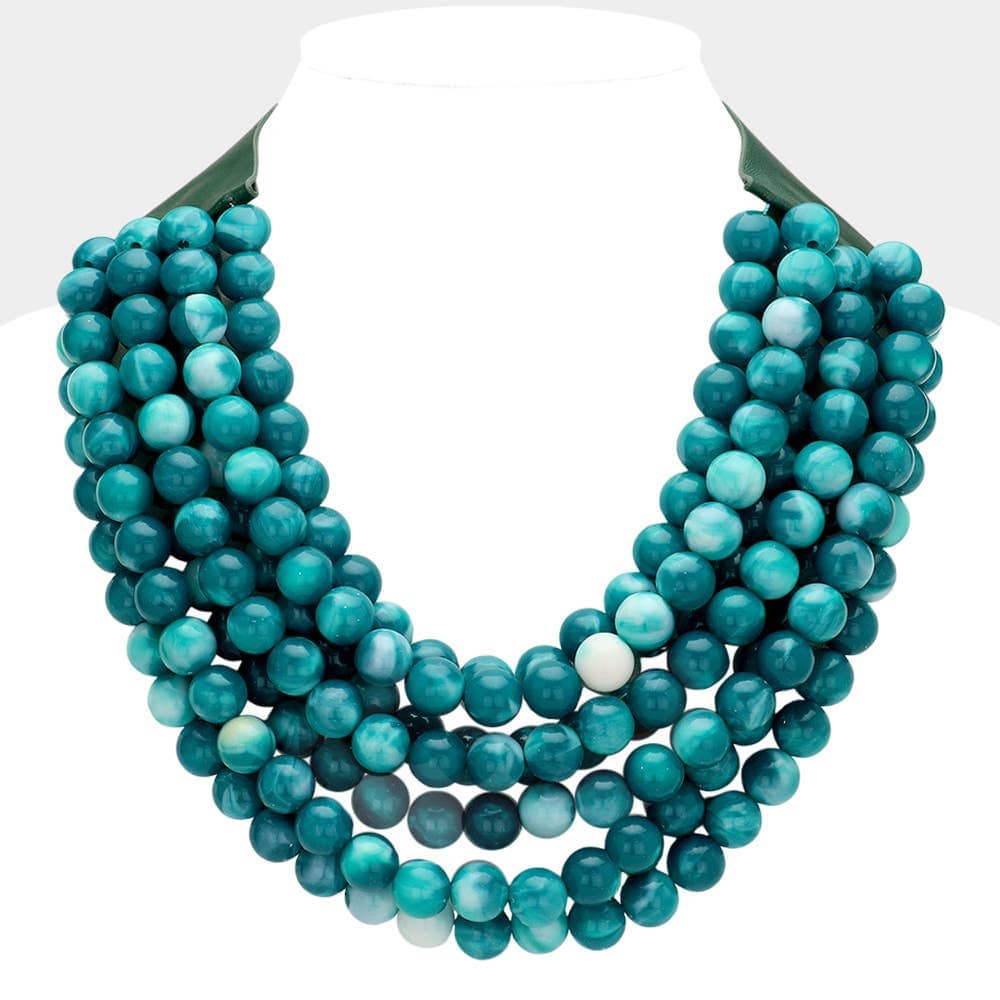Sensibling Corp. Chunky Acrylic Bead Necklace