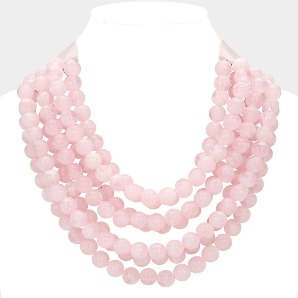 Sensibling Corp. Chunky Acrylic Bead Necklace