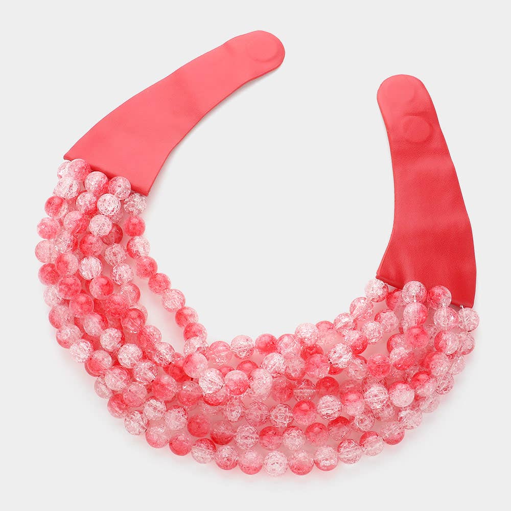 Sensibling Corp. Chunky Acrylic Bead Necklace