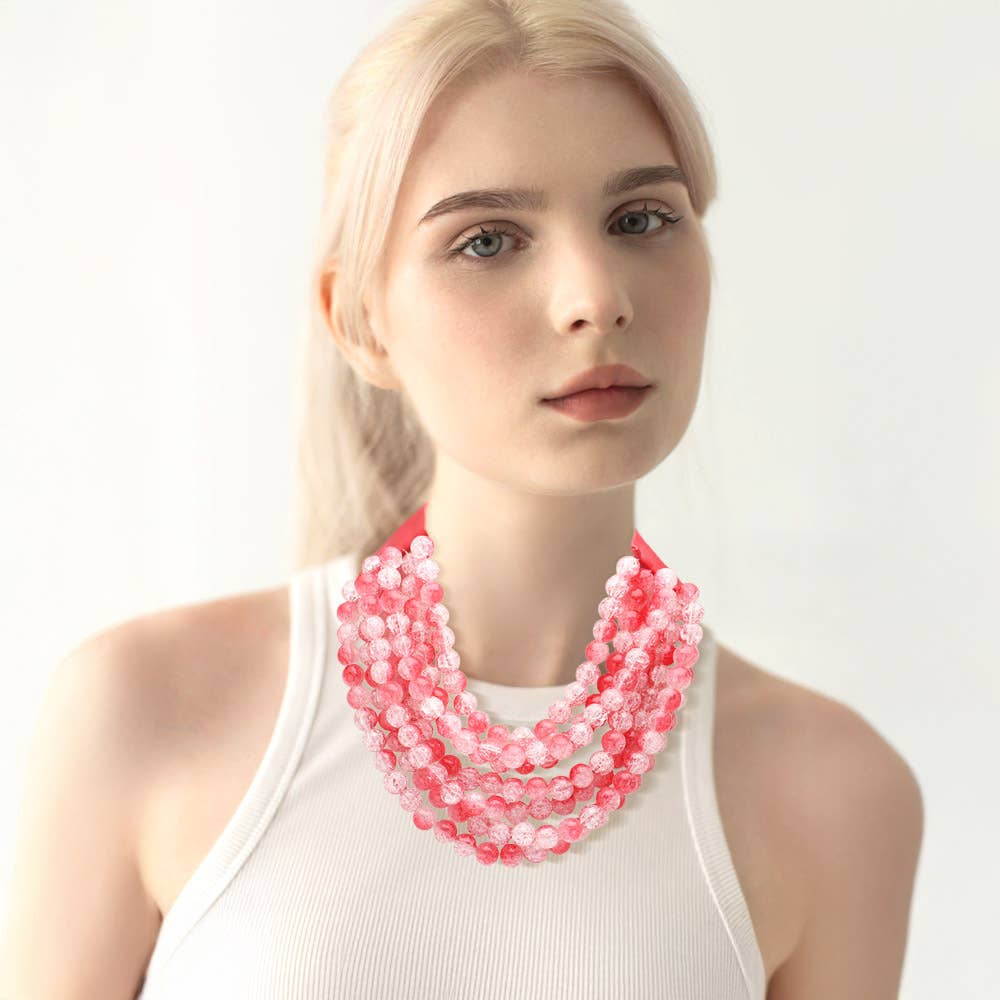 Sensibling Corp. Chunky Acrylic Bead Necklace