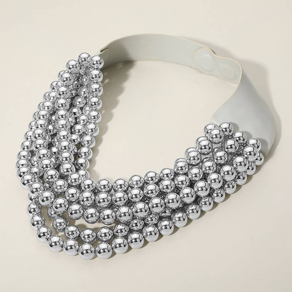 Sensibling Corp. Chunky Acrylic Bead Necklace