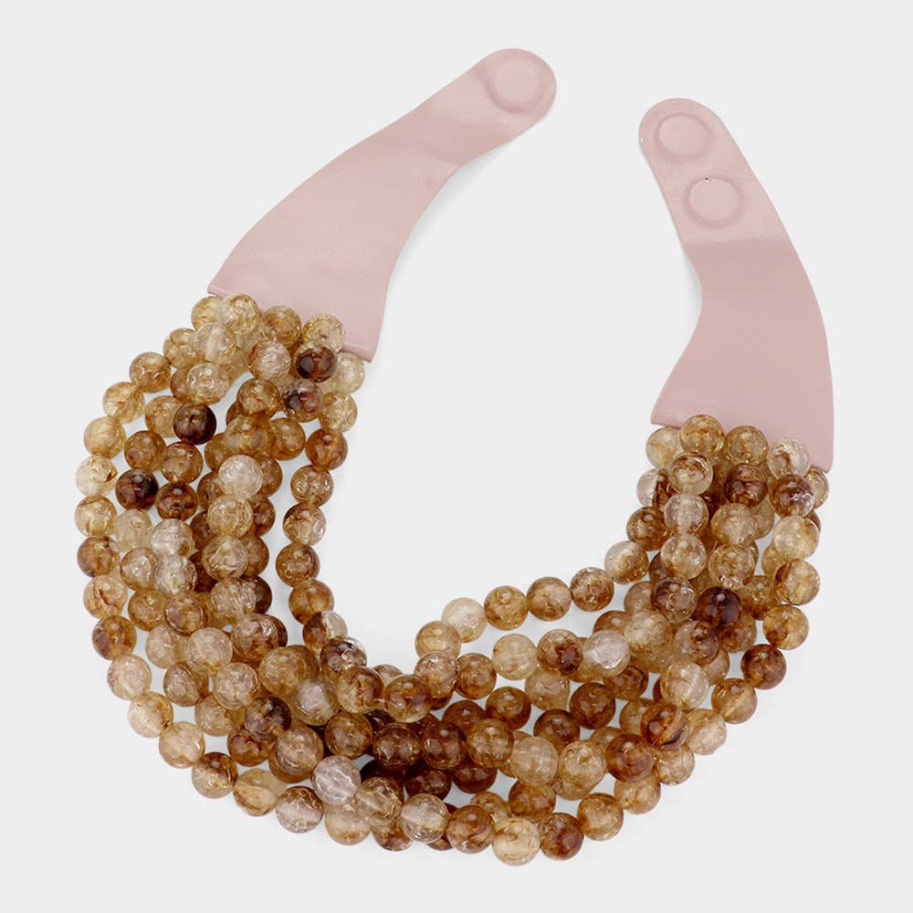Sensibling Corp. Chunky Acrylic Bead Necklace
