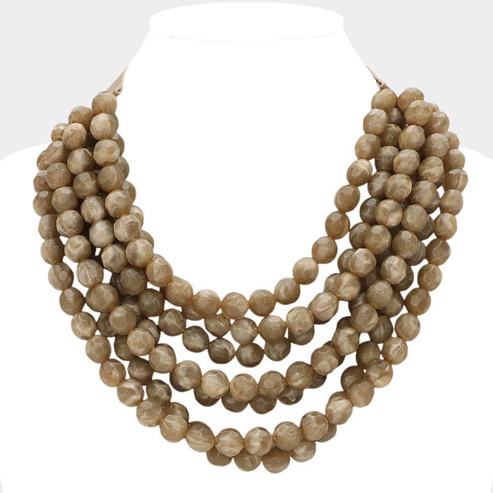 Sensibling Corp. Chunky Acrylic Bead Necklace