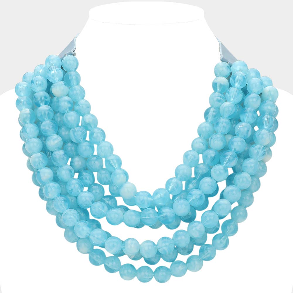 Sensibling Corp. Chunky Acrylic Bead Necklace