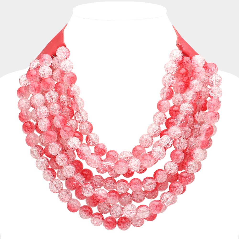 Sensibling Corp. Chunky Acrylic Bead Necklace