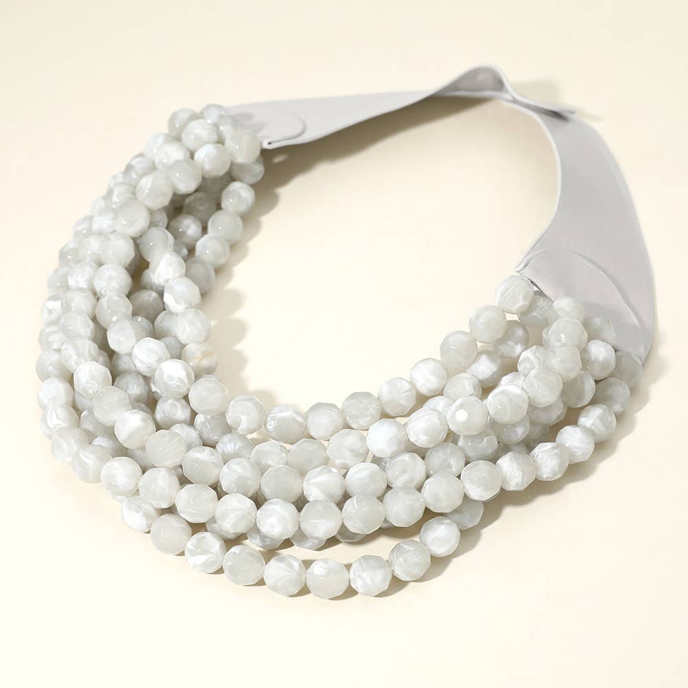Sensibling Corp. DIVO Chunky Acrylic Bead Necklace