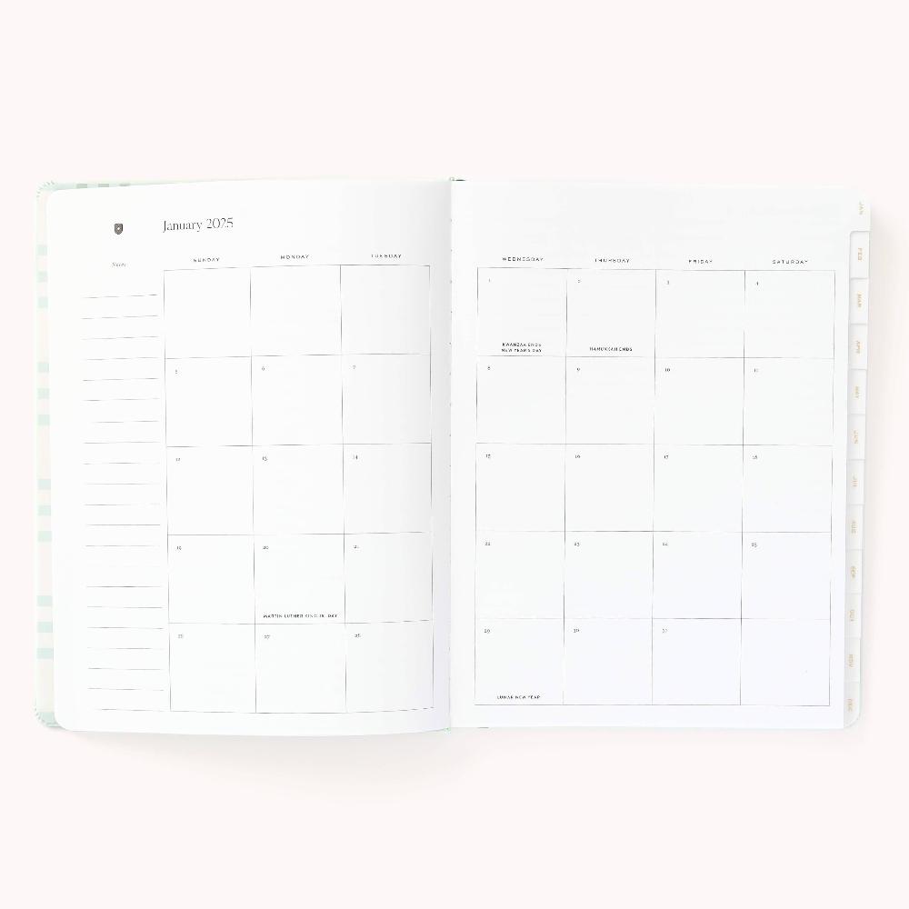 Simplified by Emily Ley 2025 Weekly, Dapperdesk Planner, Sea Salt